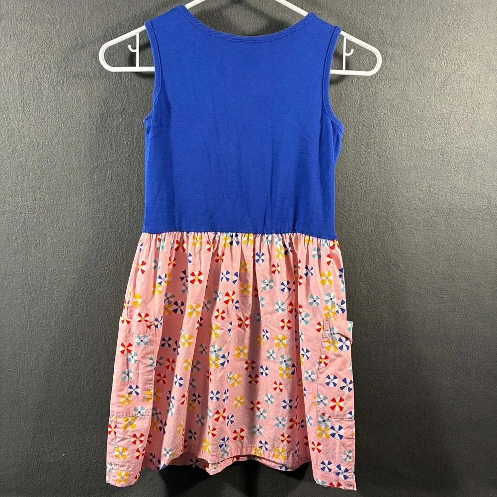 hanna andersson girls cotton dress 140 10 pink umbrella novelty pockets Pinwheel